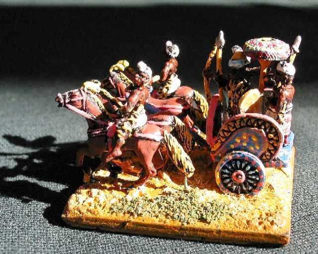 Char indien, figurine Chariot