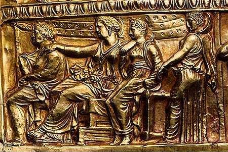 Bas relief greco-scythe
