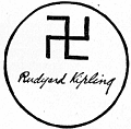 Svastika sur une édition de 1911 de Rudyard Kipling 
